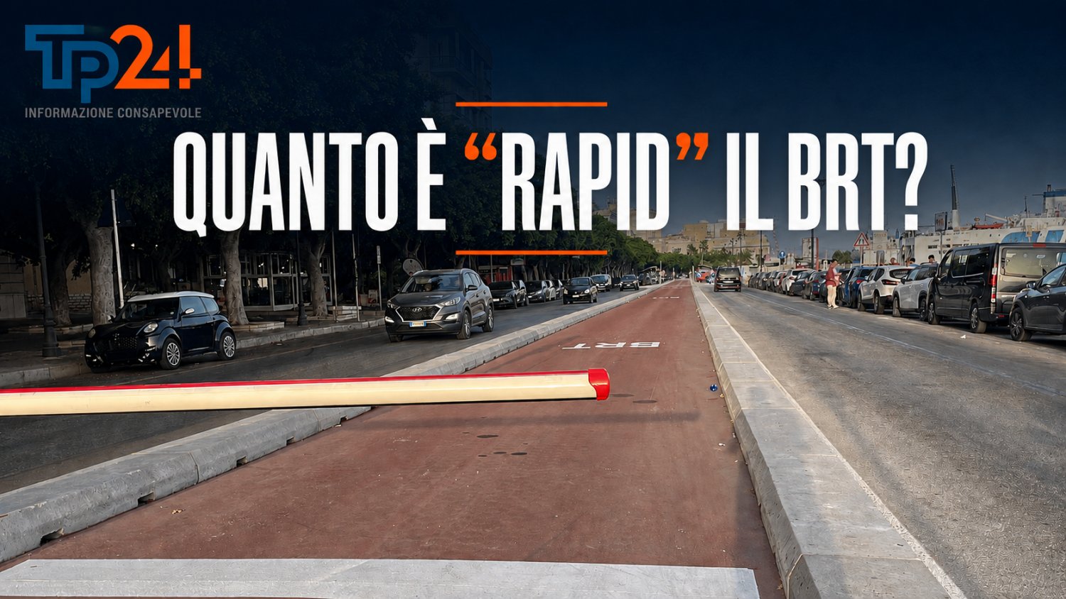 Quanto è “rapid” il Bus Rapid Transit di Trapani?