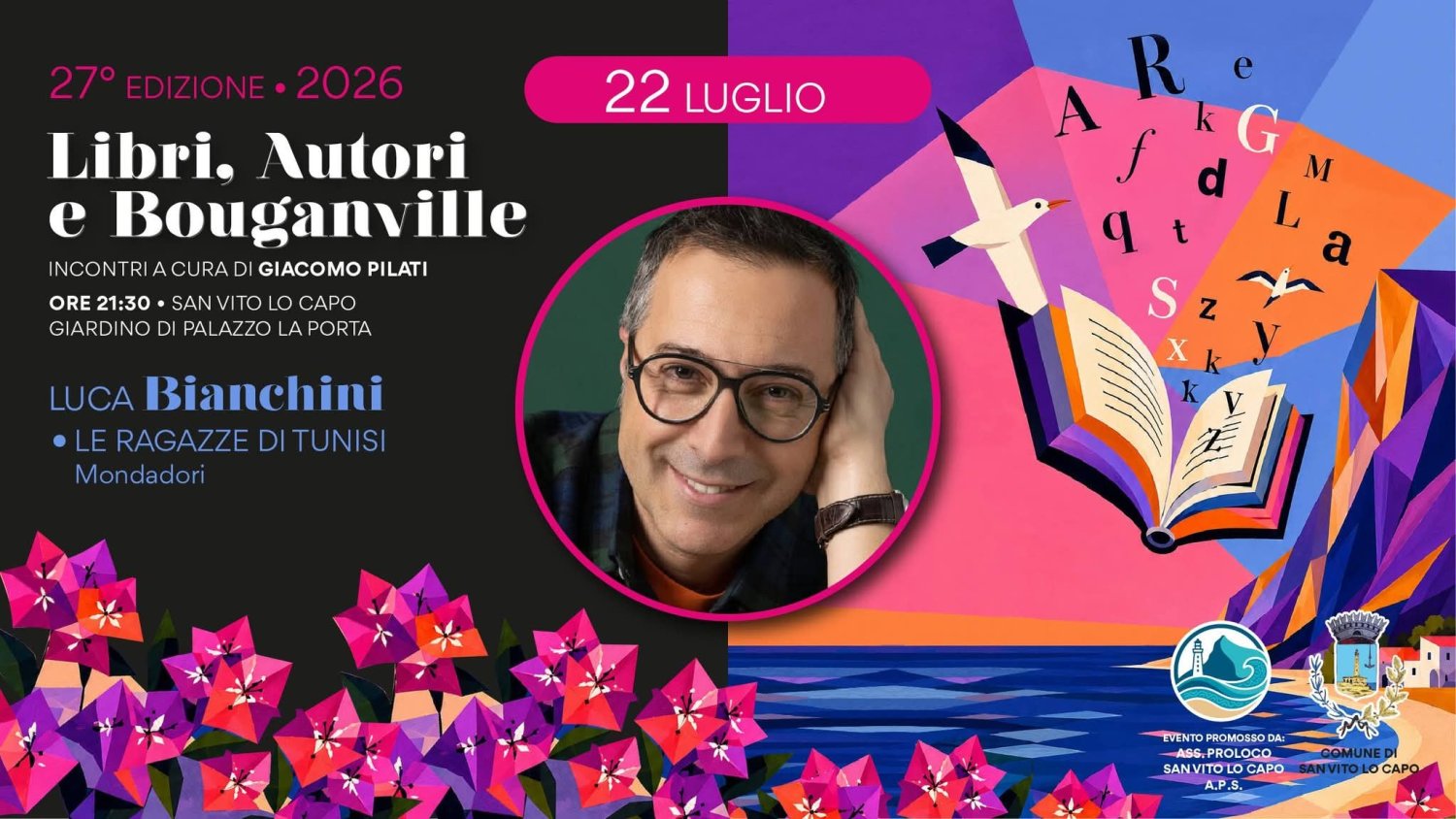 https://www.tp24.it/immagini_articoli/22-07-2026/1784714734-0-san-vito-lo-capo-libri-autori-e-bouganville-luca-bianchini-presenta-le-ragazze-di-tunisi.jpg