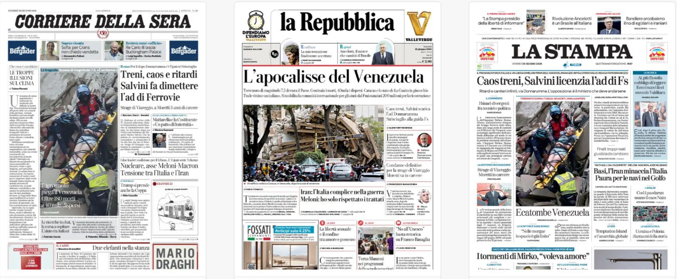 https://www.tp24.it/immagini_articoli/26-06-2026/1782451394-0-26-giugno-apocalisse-in-venezuela-caldo-torrido-salvini-licenzia-l-ad-di-fs.jpg