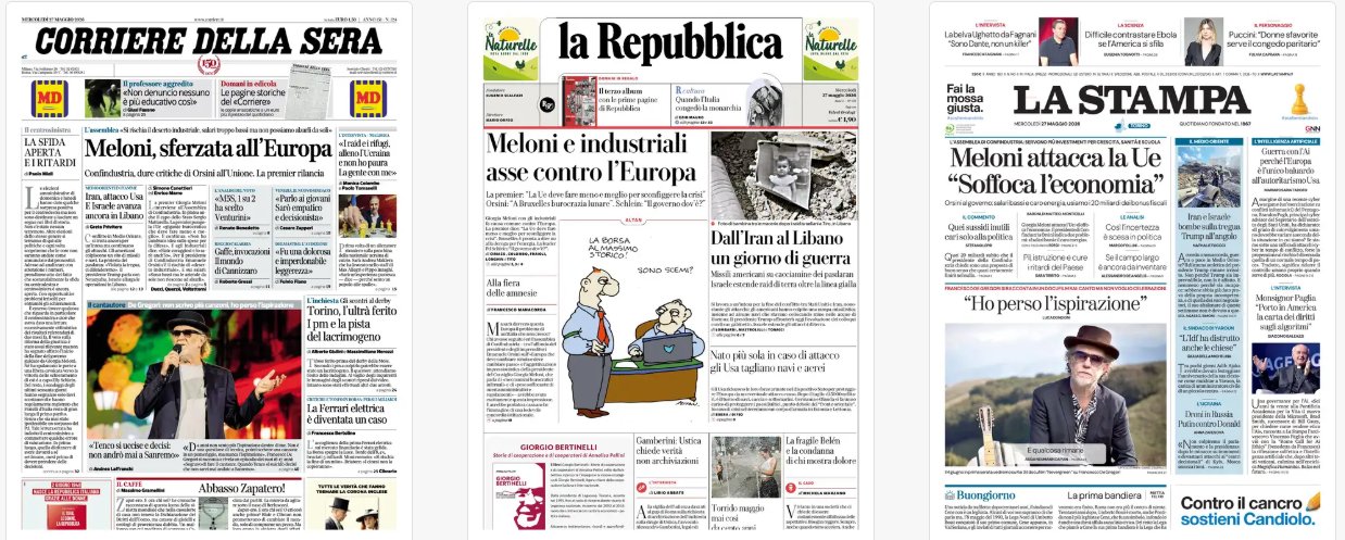 https://www.tp24.it/immagini_articoli/27-05-2026/1779858447-0-27-maggio-meloni-critica-l-ue-massacri-di-israele-in-libano-bombe-usa-sull-iran.jpg