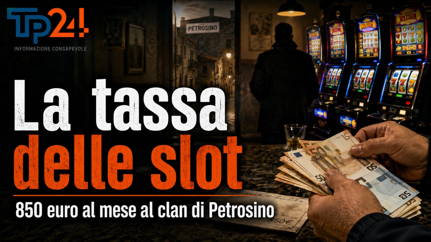 Mafia a Petrosino, la tassa sulle slot: 850 euro al mese e il clan alla cassa